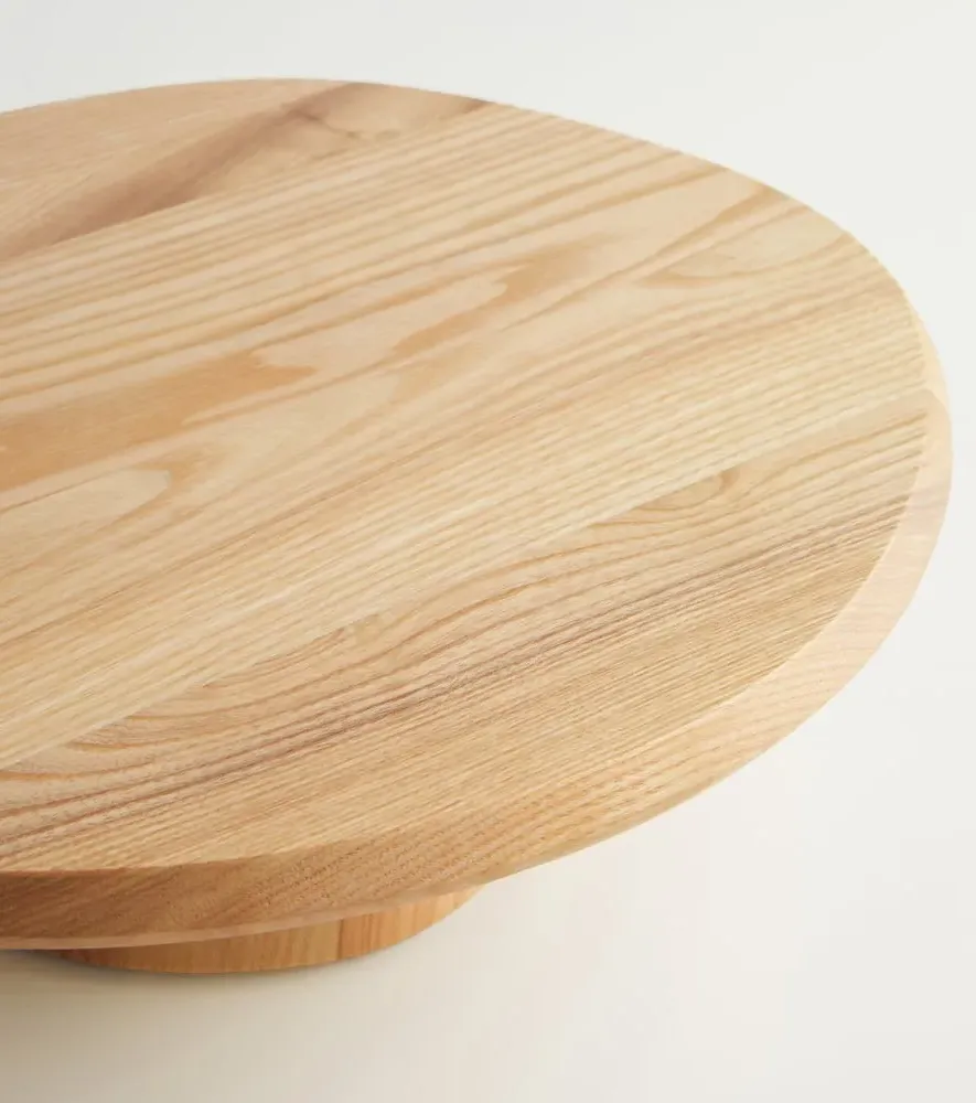 Dune 02 Cake Stand by Kelly Wearstler - Beige, Ash Wood