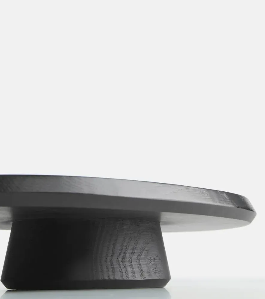 Dune Cake Stand by Kelly Wearstler - Black, Ash Wood