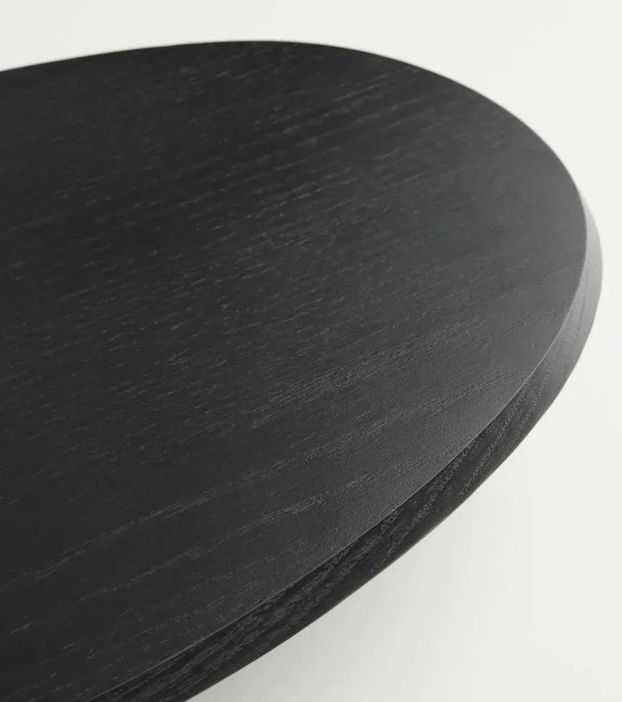 Dune Cake Stand by Kelly Wearstler - Black, Ash Wood