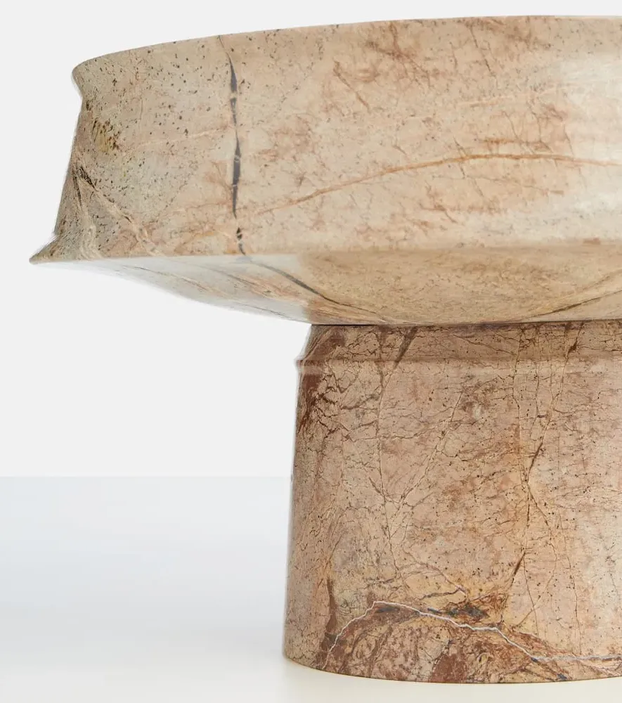 Dune Marble Stand by Kelly Wearstler - Gray