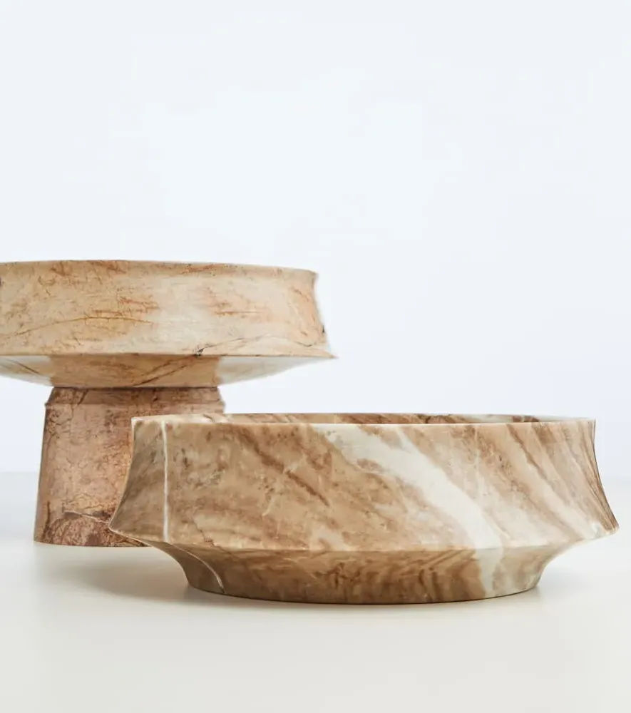 Dune Stand by Kelly Wearstler - Grey, Marble