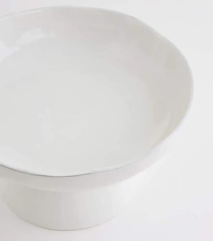 La Mere Serving Plate - White, Stoneware