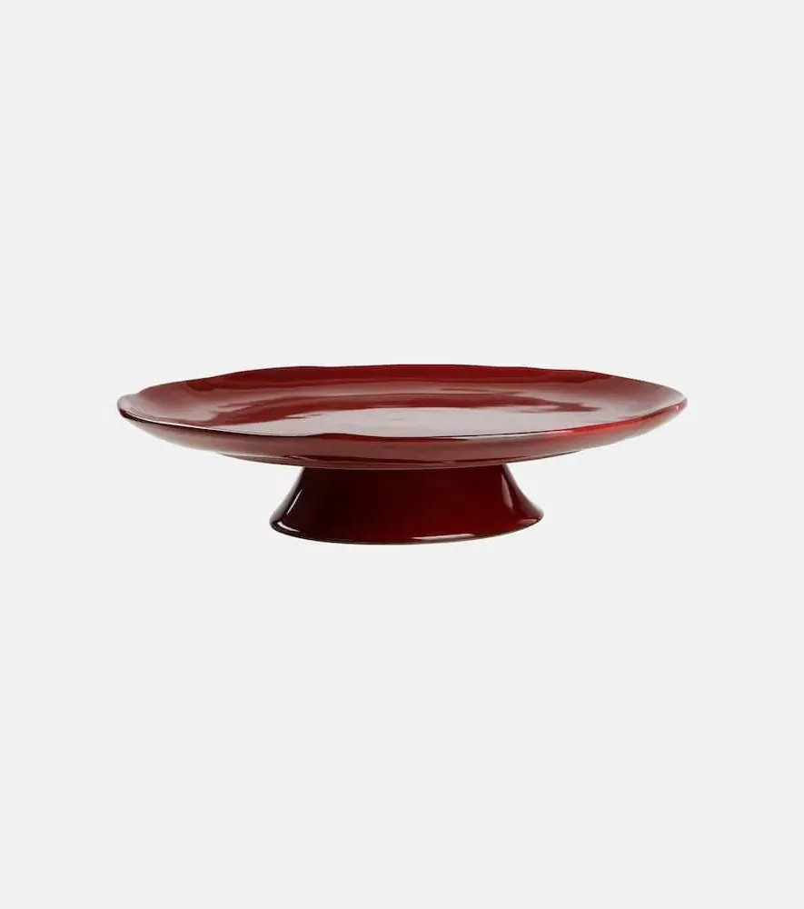 La Mère Large Stoneware Stand - Red, Stoneware