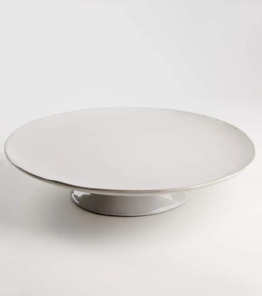 La Mère Large Stoneware Stand - White, Ceramic