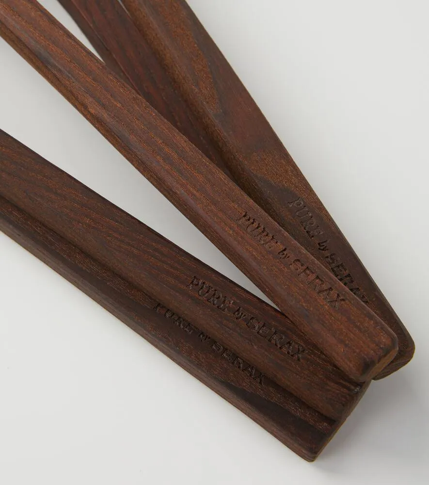 Pure Utensils Set - Brown, Beechwood