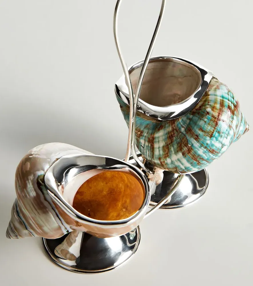 Shell Salt and Pepper Shakers - Sterling Silver by Mytheresa, image 3