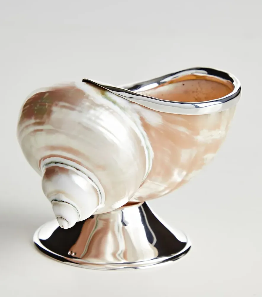 Shell Sugar Bowl - Sterling Silver, Turbo Imperialis Shell by Mytheresa, image 3