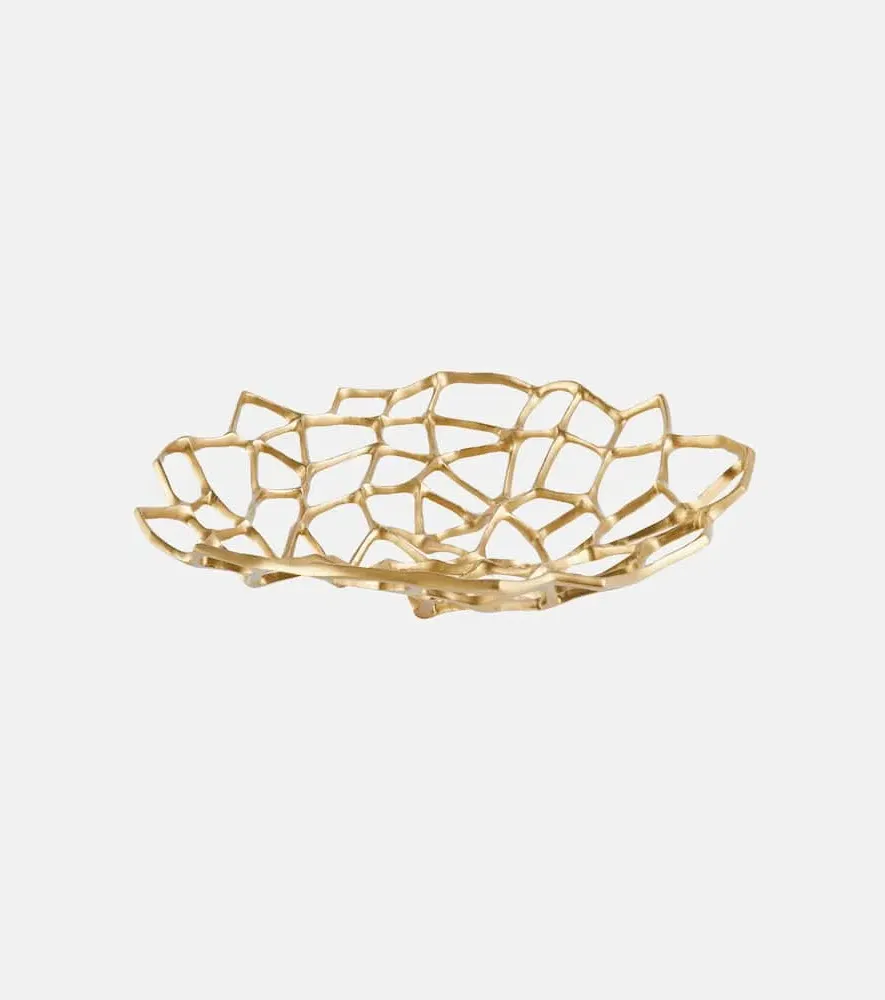 Bone Large Bowl - Gold, Brass