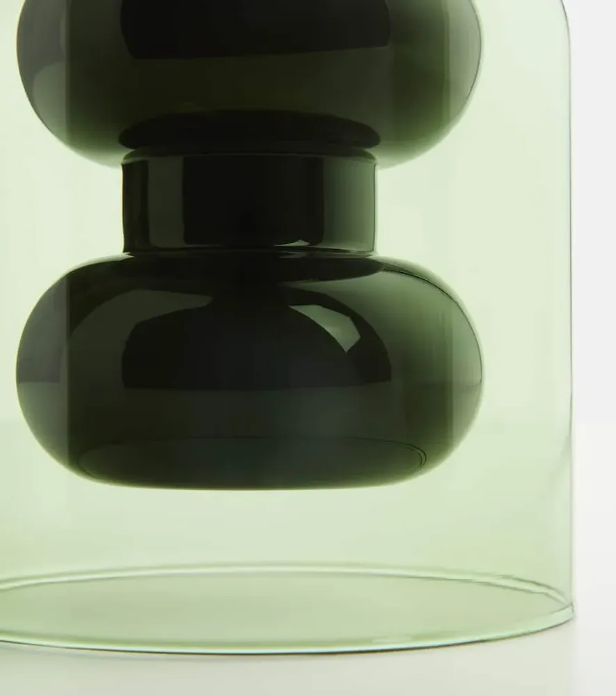 Bump Short Glass Vase - Multicolor