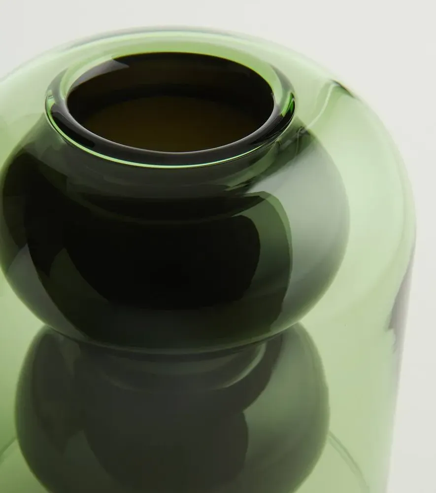 Bump Short Glass Vase - Multicolor