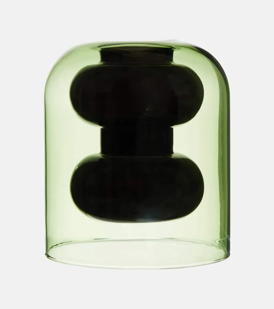 Bump Short Glass Vase - Multicolor