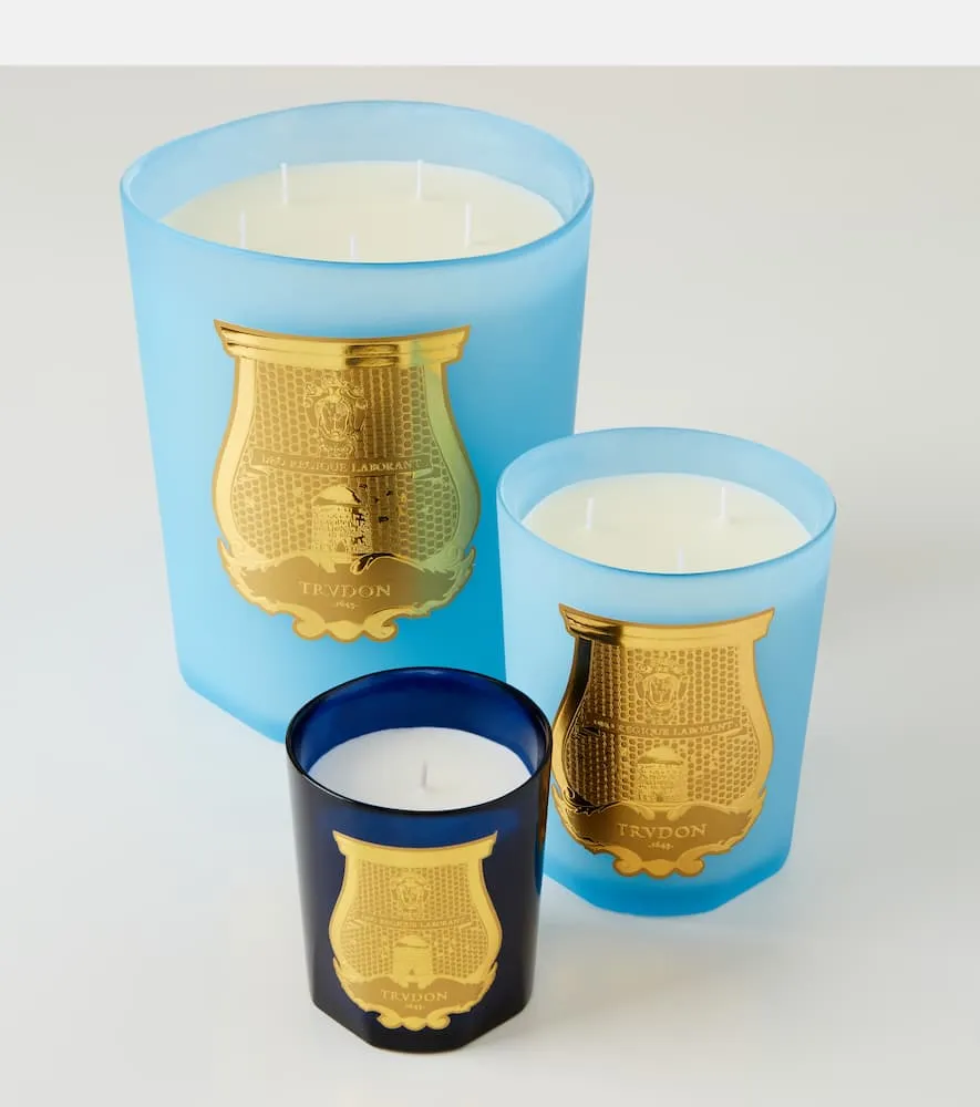 Madurai Scented Candle - Blue, Wax
