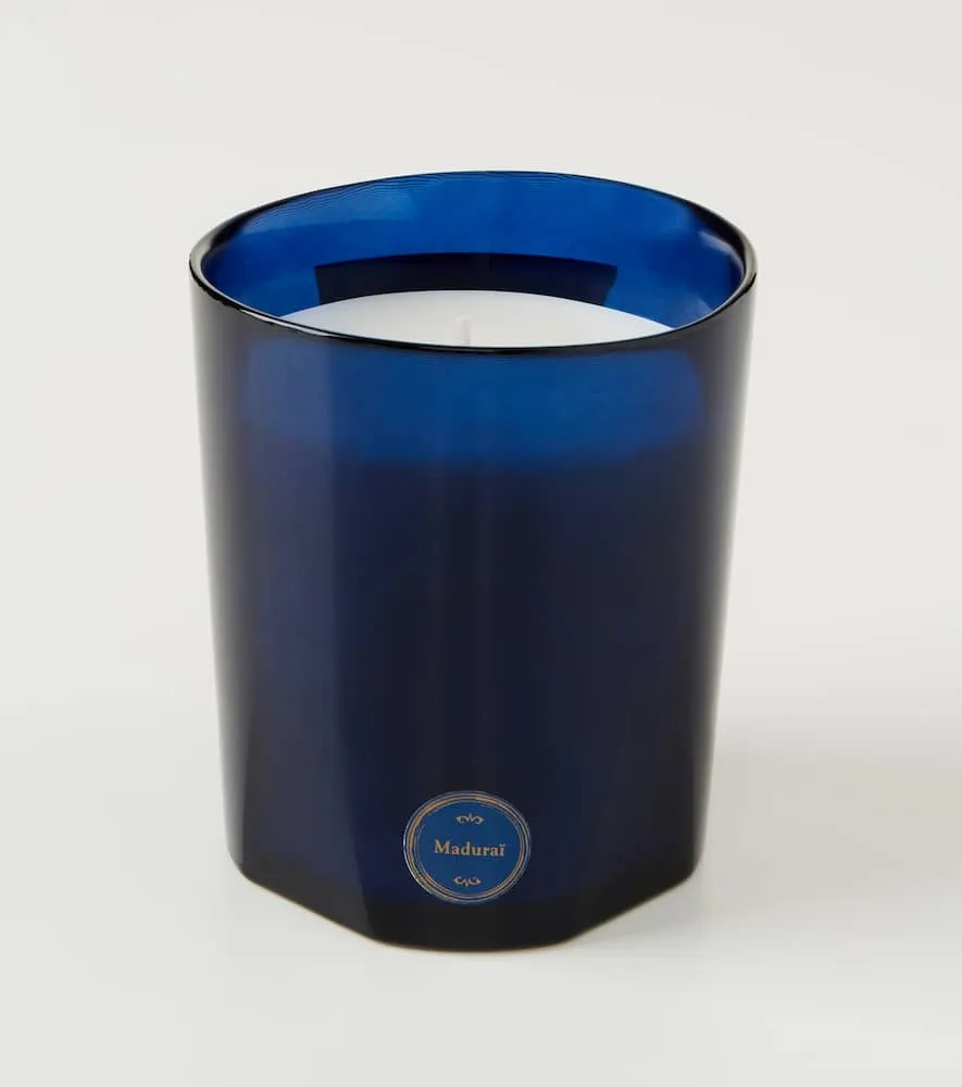 Madurai Scented Candle - Blue, Wax image