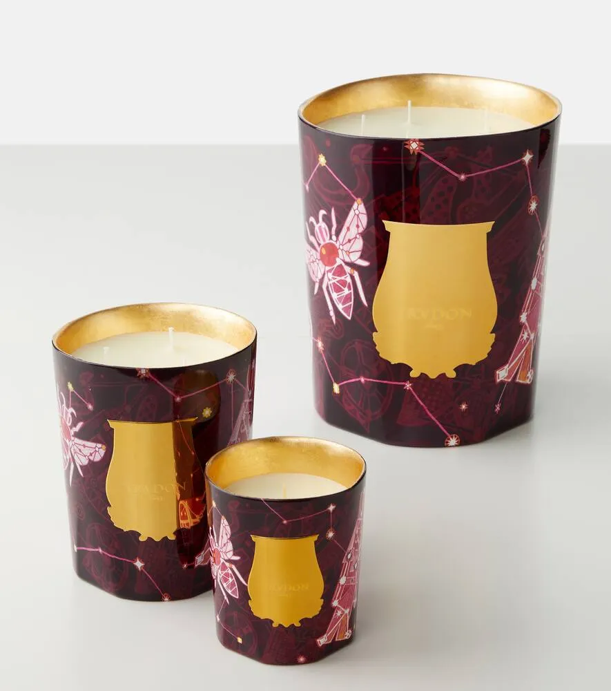 Nazareth Intermediate Scented Candle - Burgundy, Wax