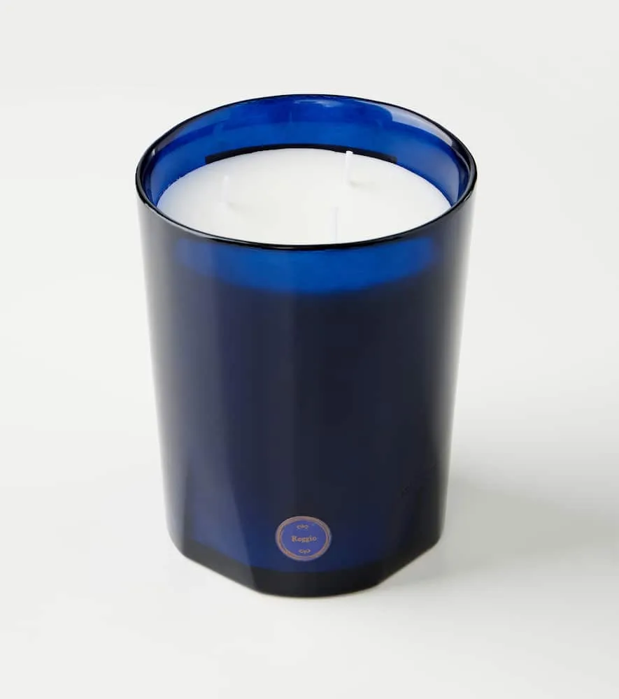 Reggio Intermède Scented Candle - Blue, Wax image