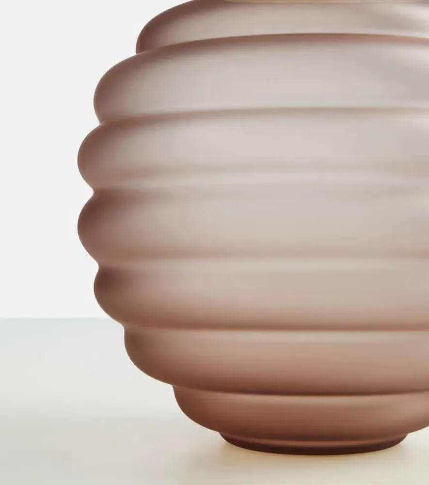 Deco Murano Glass Vase by Napoleone Martinuzzi - Brown