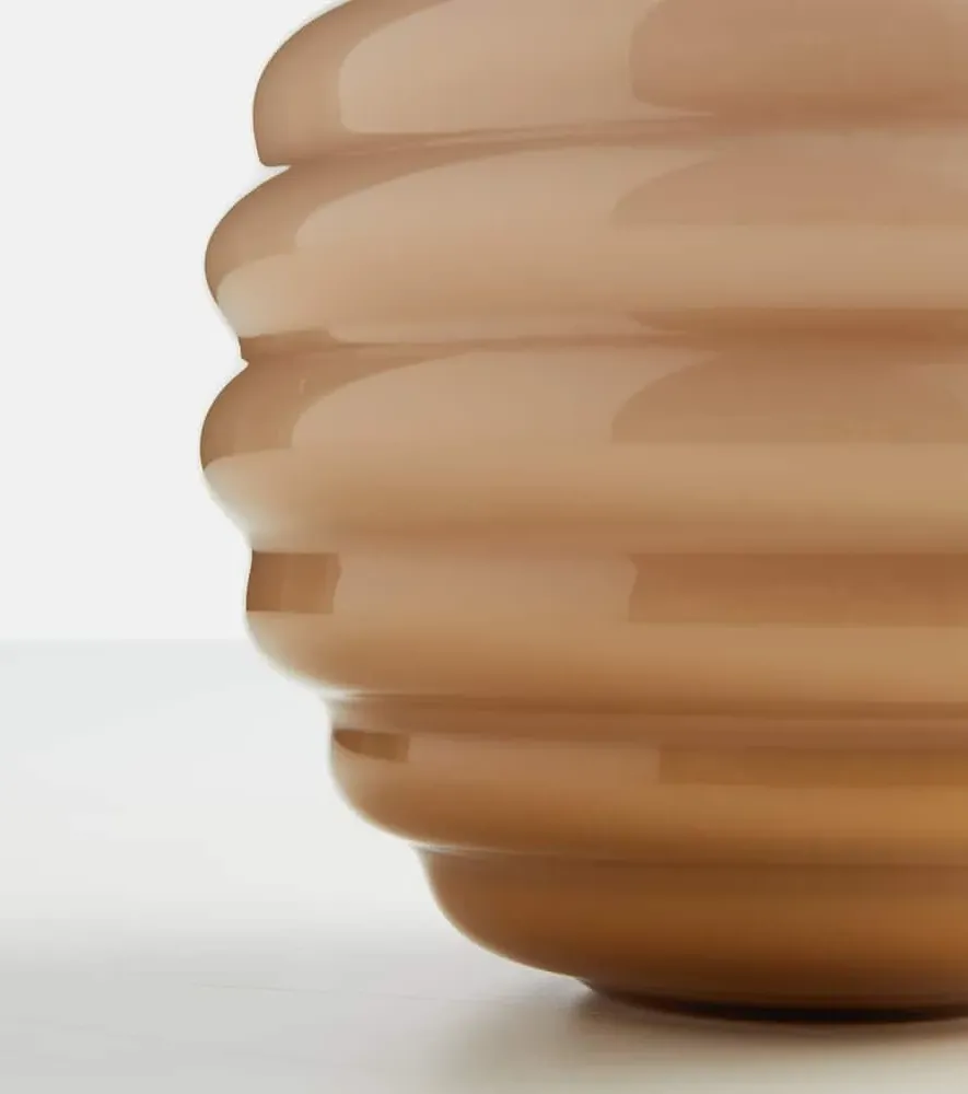 Deco Small Murano Glass Vase by Napoleone Martinuzzi - Beige