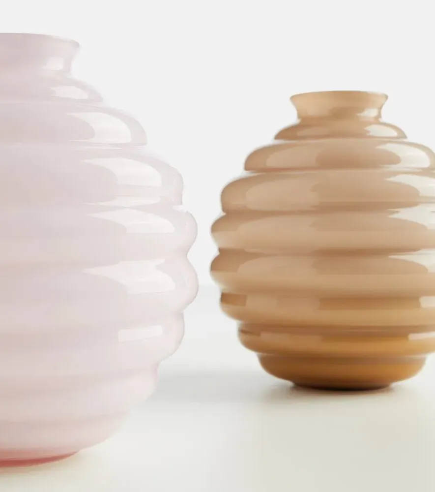 Deco Small Murano Glass Vase by Napoleone Martinuzzi - Pink