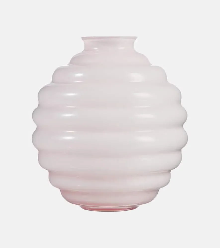 Deco Small Murano Glass Vase by Napoleone Martinuzzi - Pink