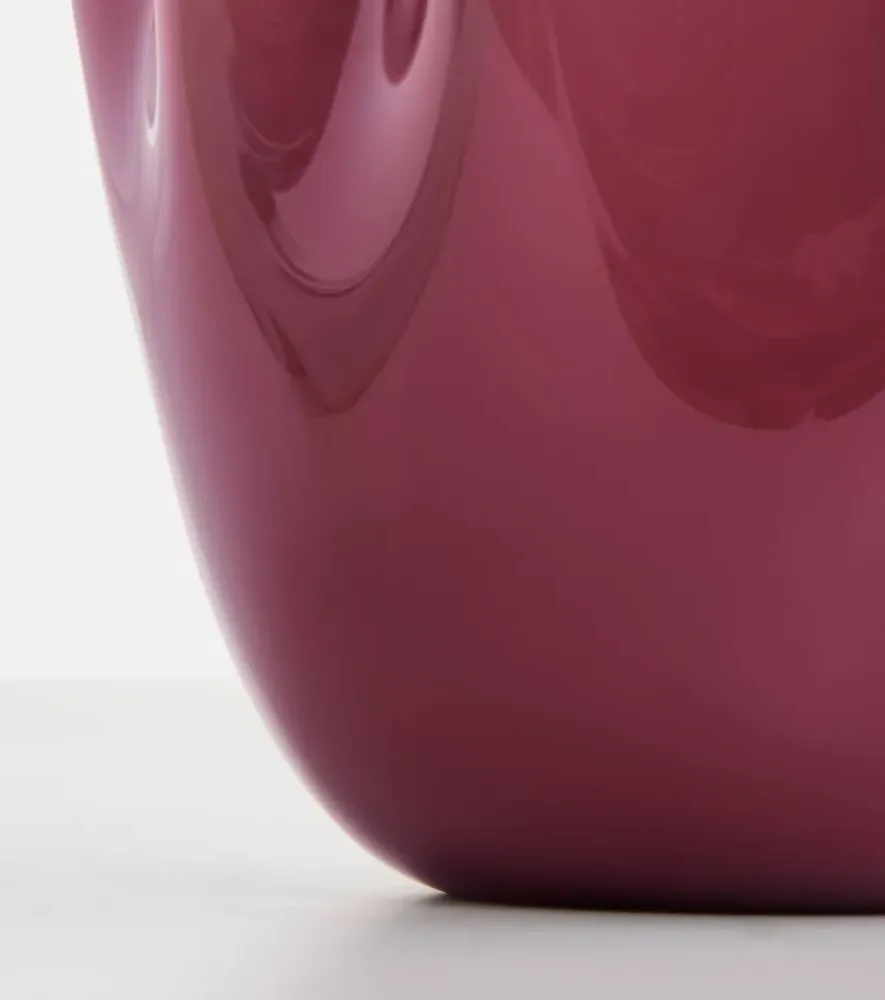 Fazzoletto Murano Glass Vase - Pink