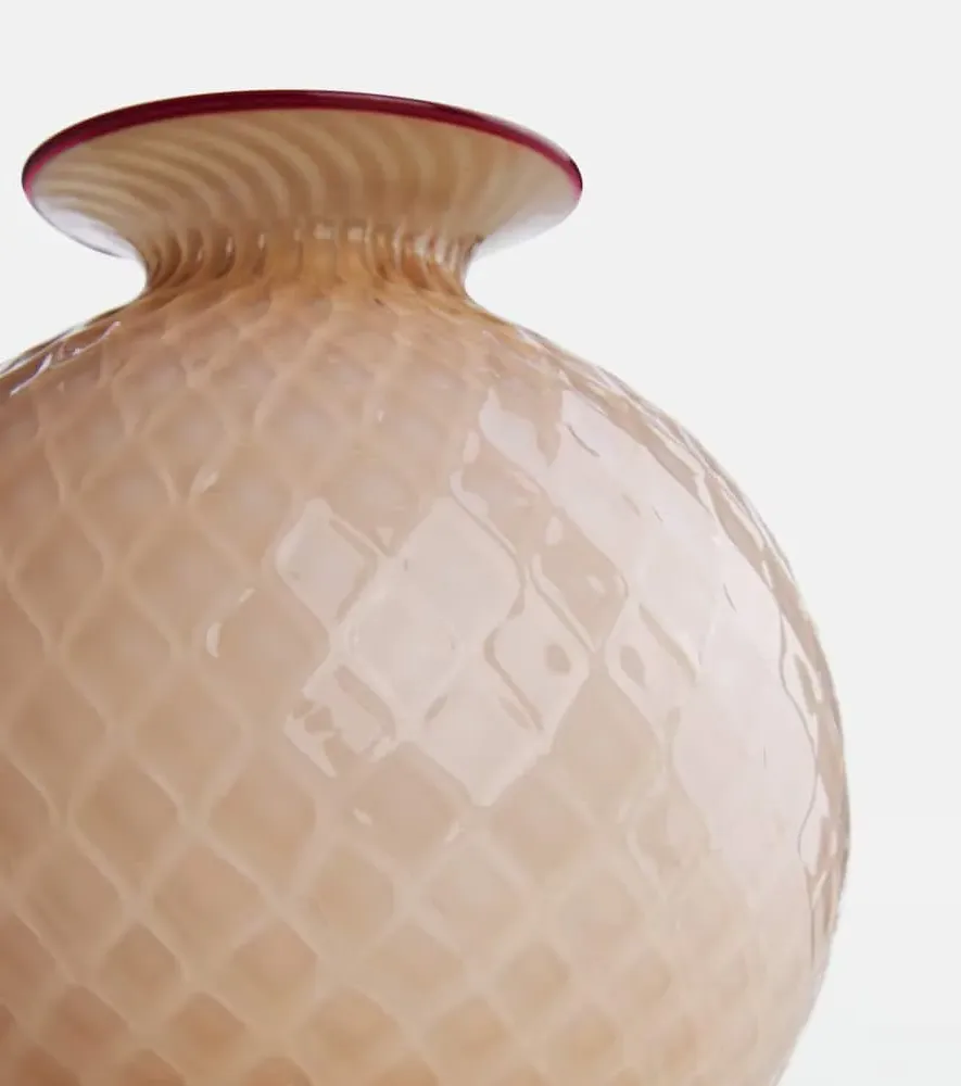 Monofiori Balloton Glass Vase - Brown, Murano Glass