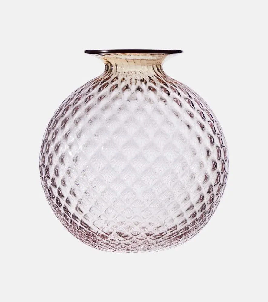 Monofiori Balloton Glass Vase - Pink, Murano Glass