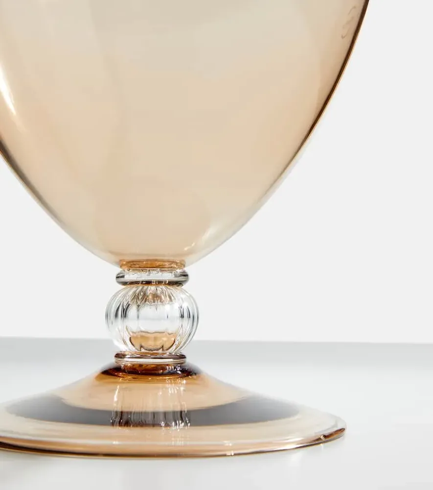 Veronese Murano Glass Vase by Vittorio Zecchin - Beige