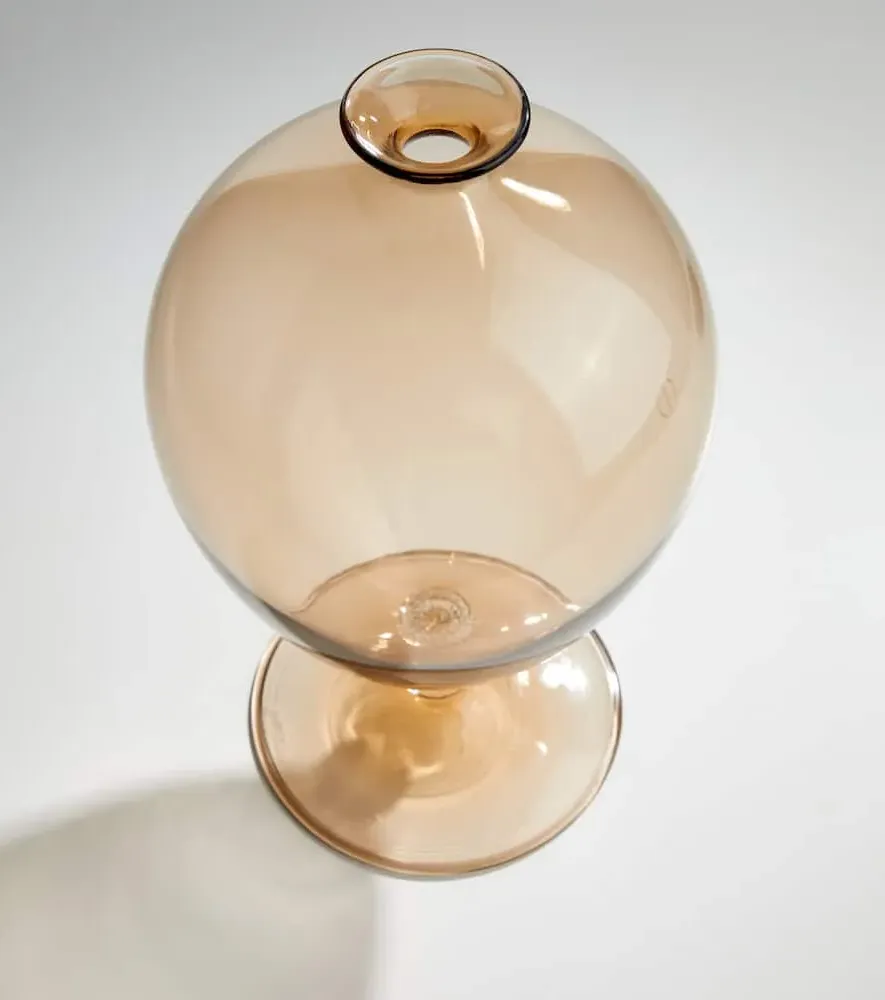 Veronese Murano Glass Vase by Vittorio Zecchin - Beige