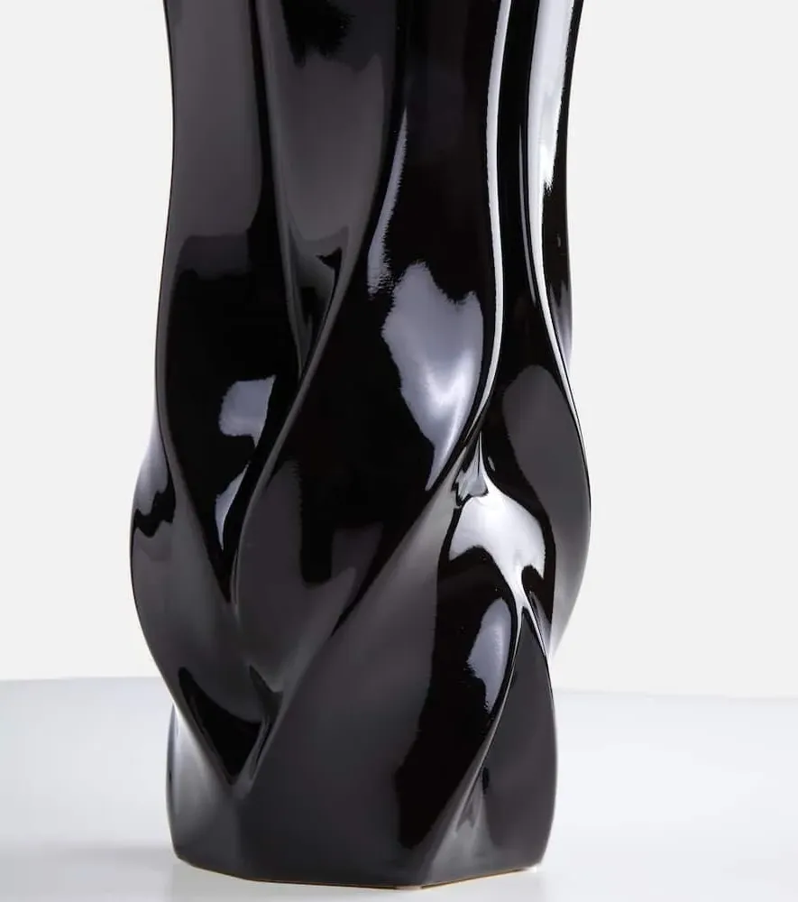 Zaha Hadid Design Braid Medium Vase - Black