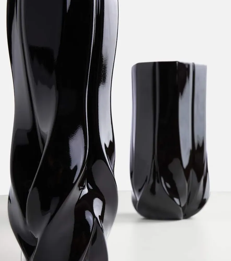 Zaha Hadid Design Braid Medium Vase - Black