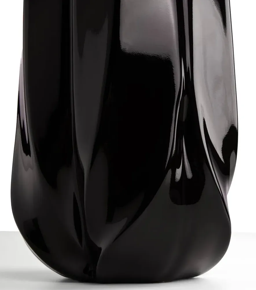 Zaha Hadid Design Braid Small Vase - Black, Porcelain