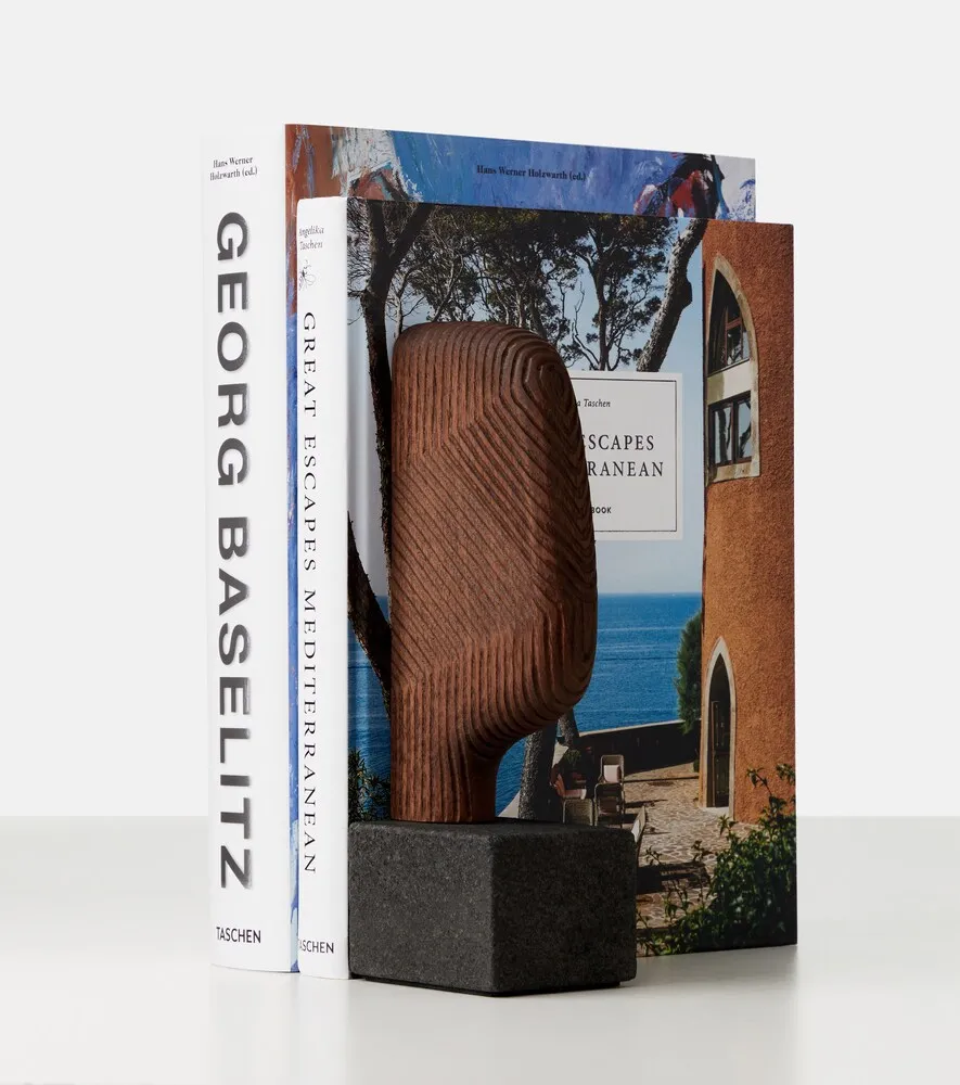 Moai Bookend by Patrick Norguet - Walnut alternate view