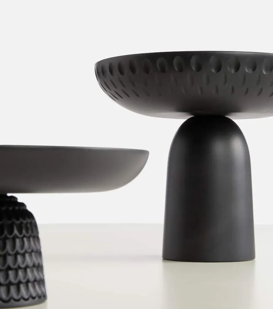 Nera Large Bowl - Black, Maple