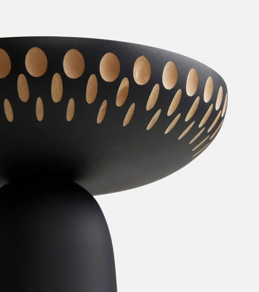 Nera Large Bowl - Black, Maple Wood