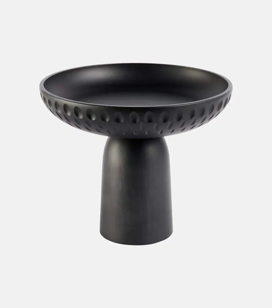 Nera Large Bowl - Black, Maple Wood