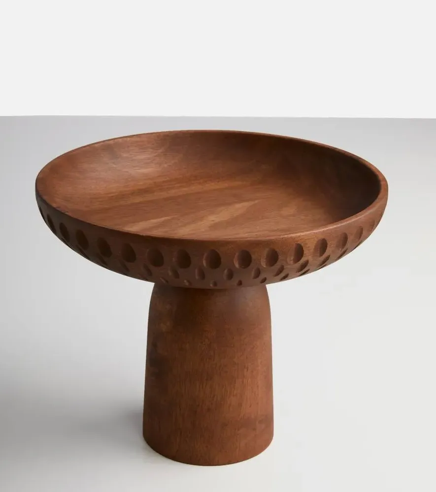 Nera Large Bowl - Brown, Walnut