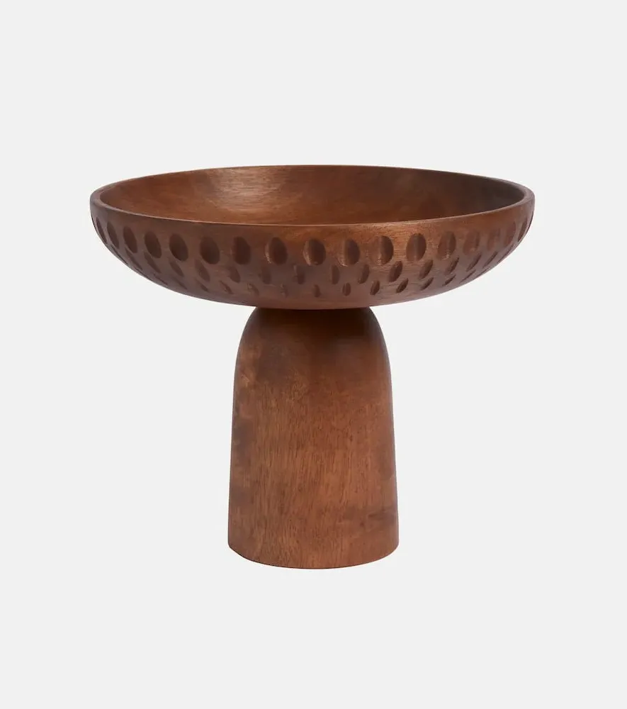 Nera Large Bowl - Brown, Walnut