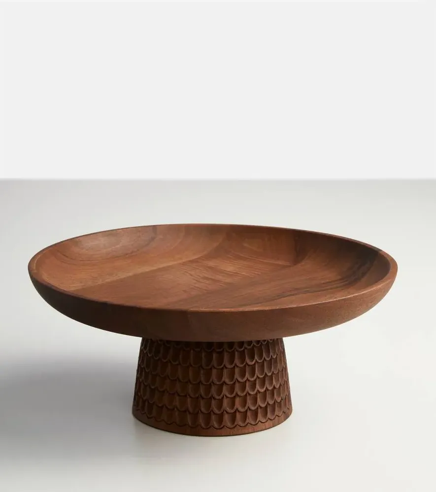 Nera Medium Bowl - Brown, Walnut