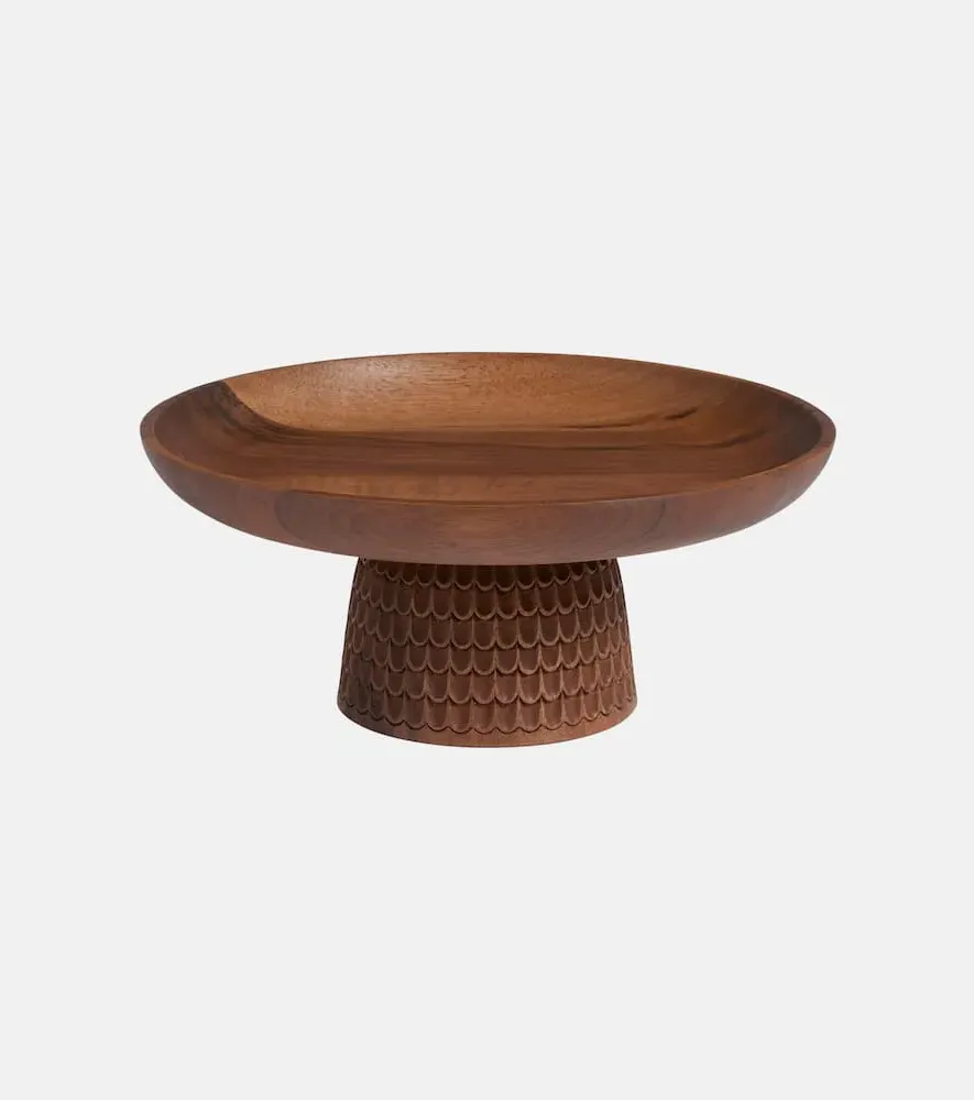 Nera Medium Bowl - Brown, Walnut