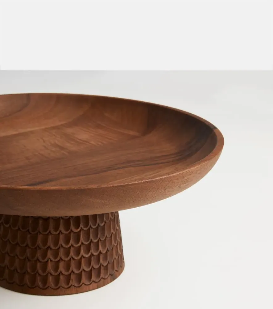 Nera Medium Bowl - Brown, Walnut