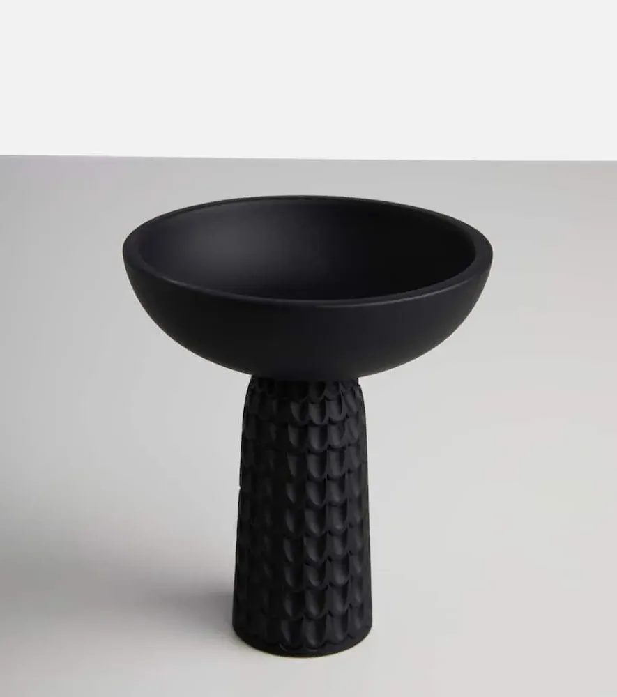 Nera Small Bowl - Black, Maple Wood image