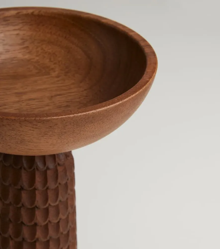Nera Small Bowl - Brown, Walnut