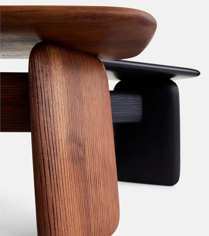 Stonehenge Stool by Ludovica and Roberto Palomba - Black, Wood image