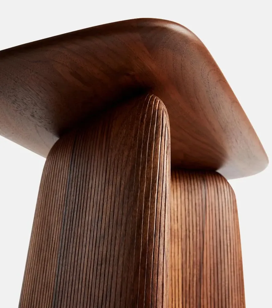 Stonehenge Stool by Ludovica and Roberto Palomba - Brown, Wood