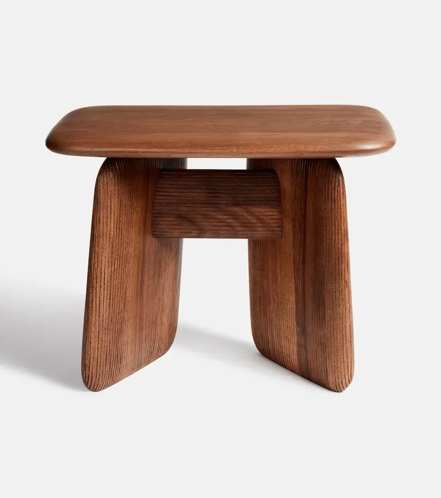 Stonehenge Stool by Ludovica and Roberto Palomba - Brown, Wood