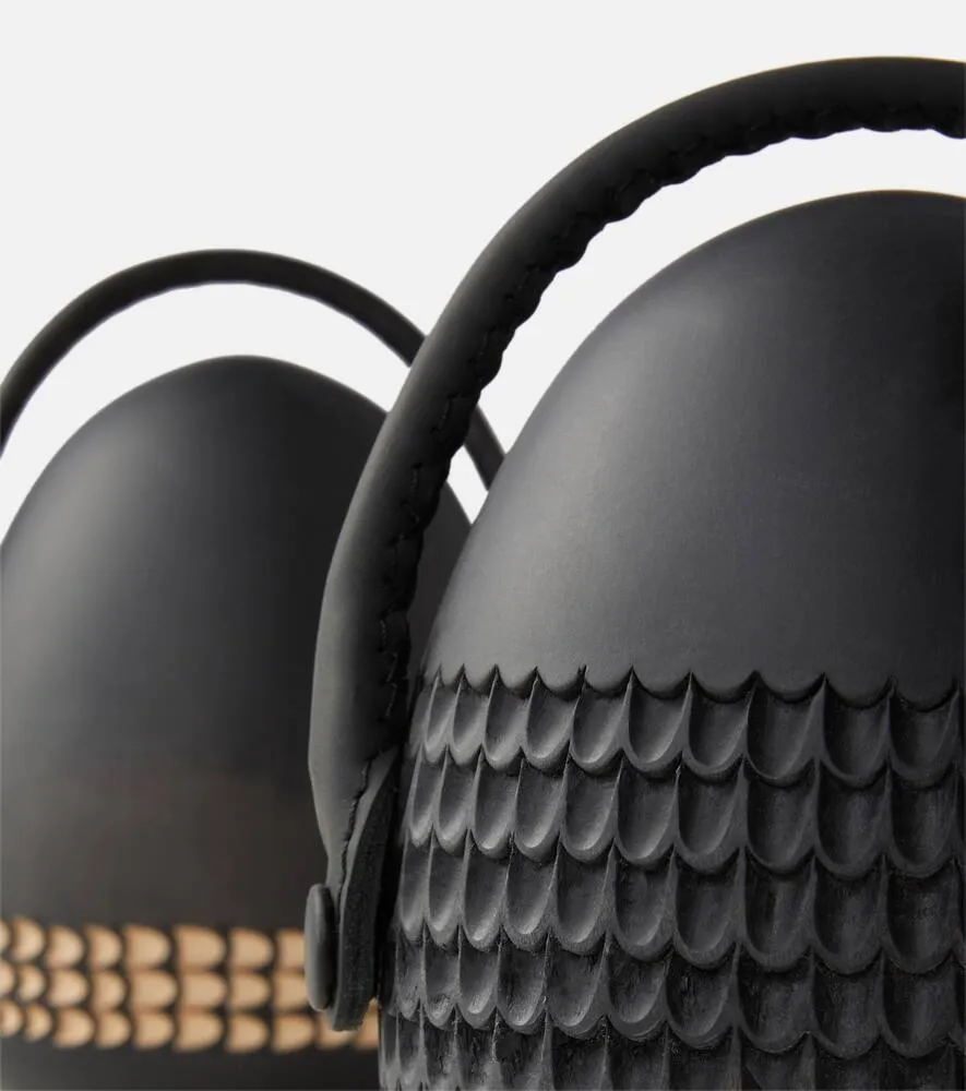 Stop Me Bookend - Black, Maple Wood