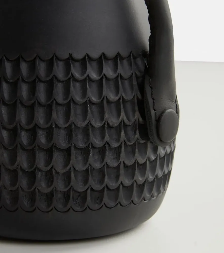 Stop Me Bookend - Black, Maple Wood image