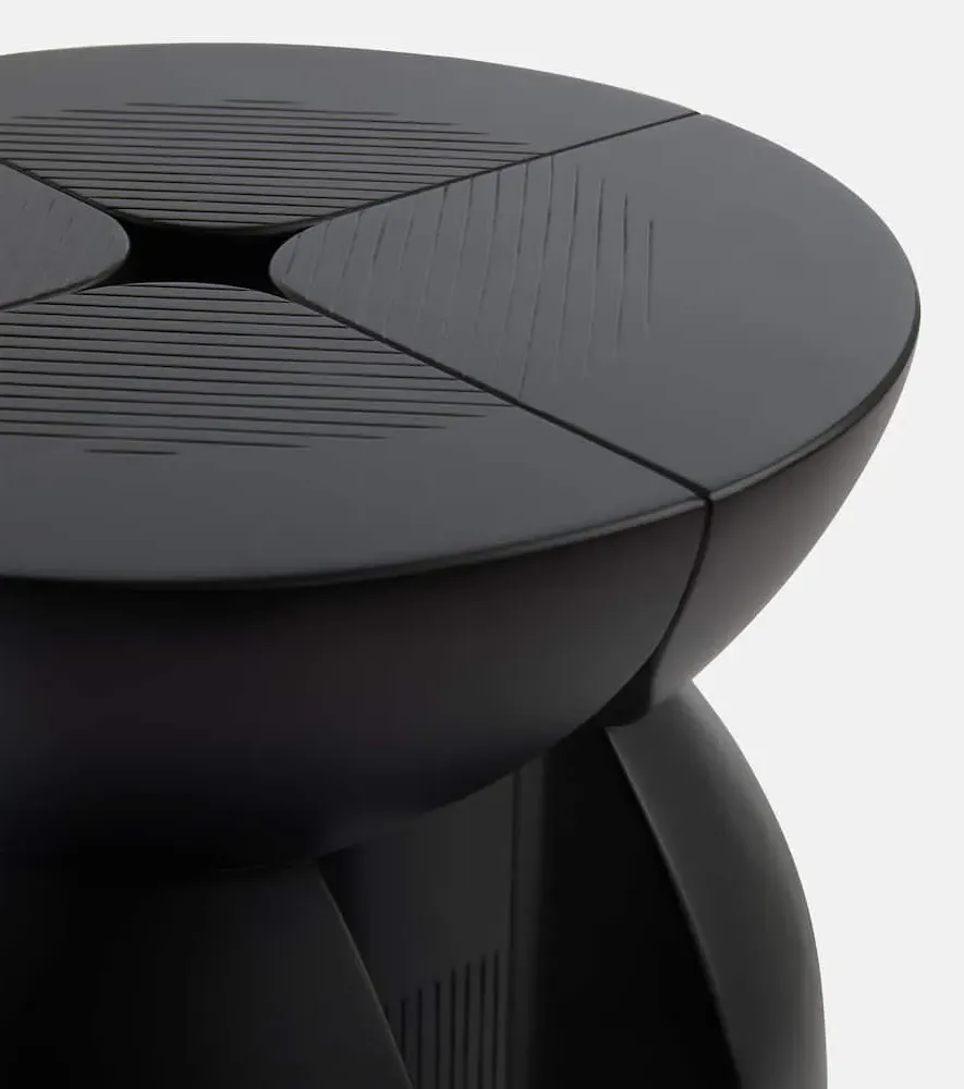 Unity Stool - Black, Maple Wood