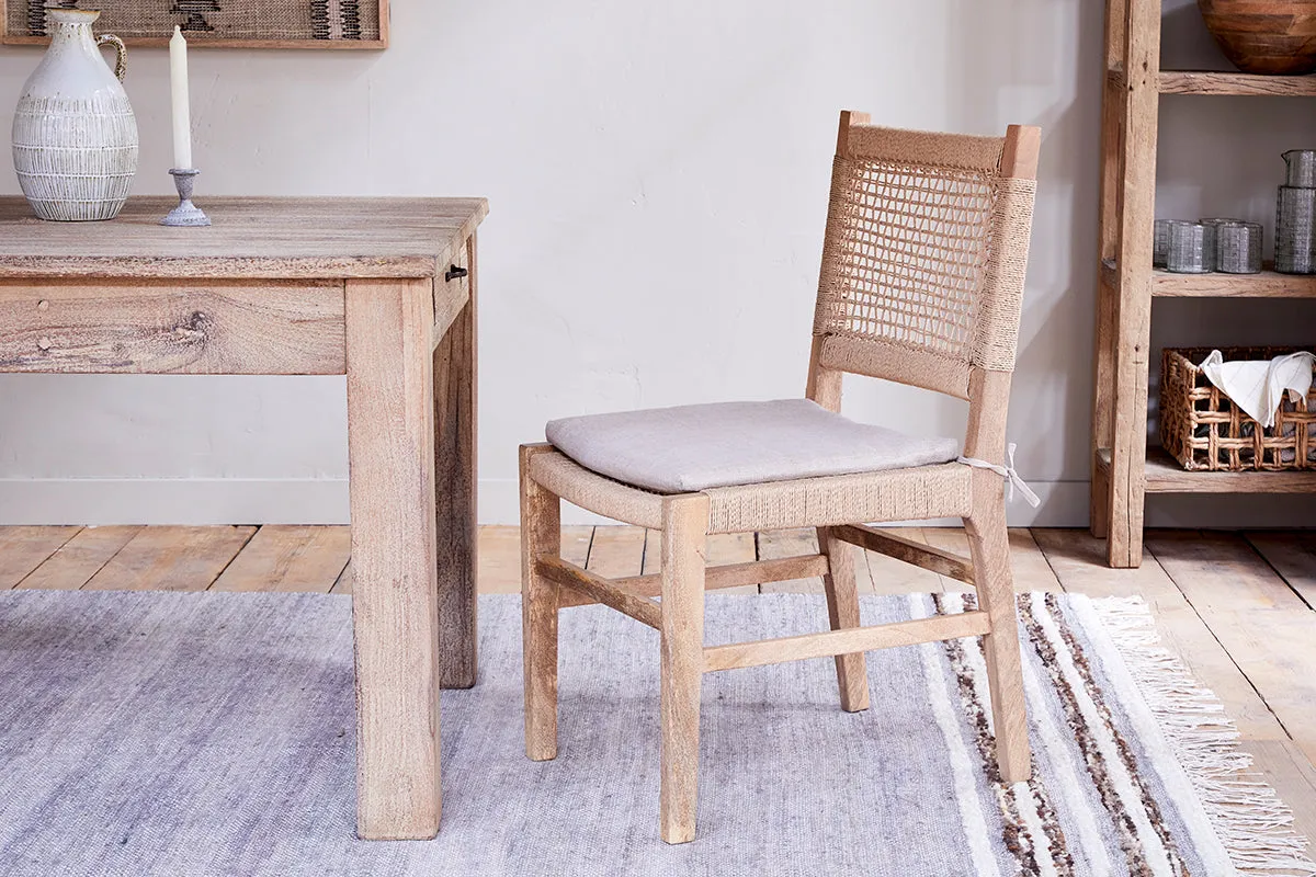 Aamani Dining Chair - Natural, Mango Wood image