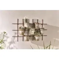 Abari Wall Hung Planter - Aged Zinc